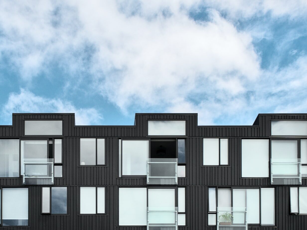 black and white building during daytime