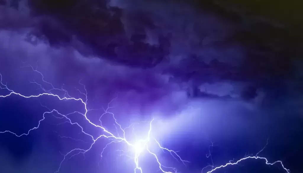 low-angle photography of lightning