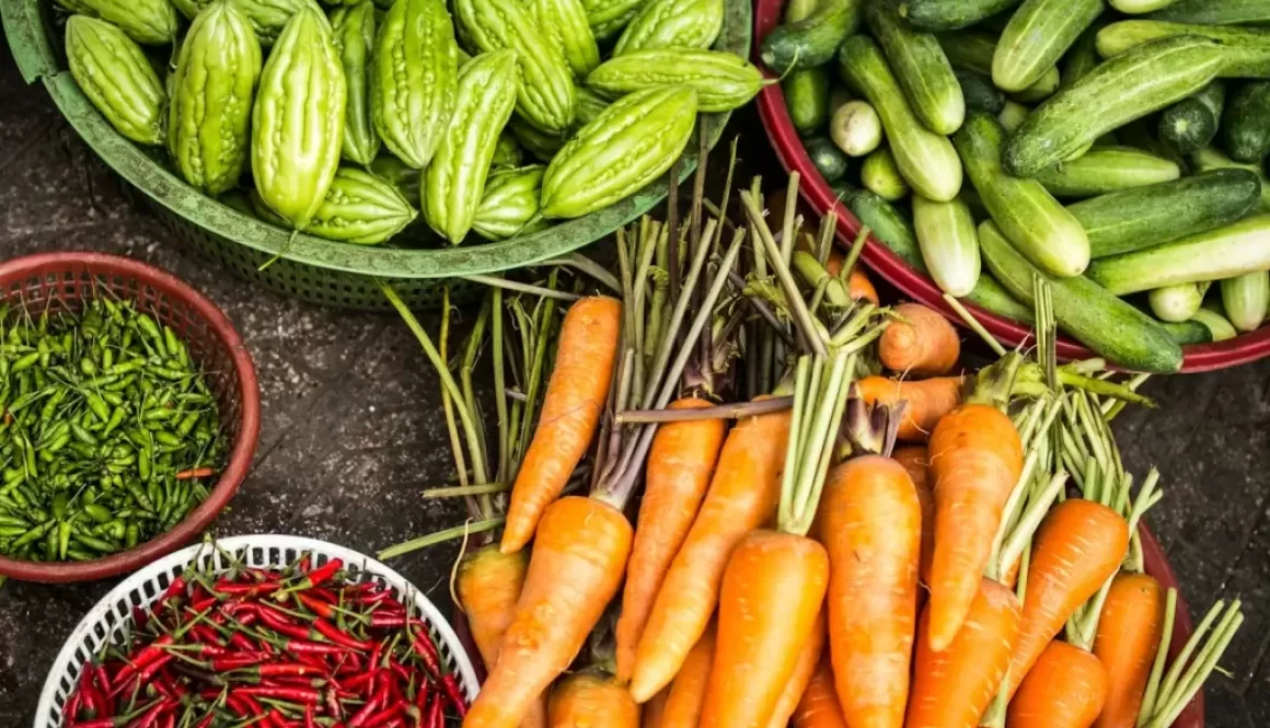 bundle of assorted vegetable lot